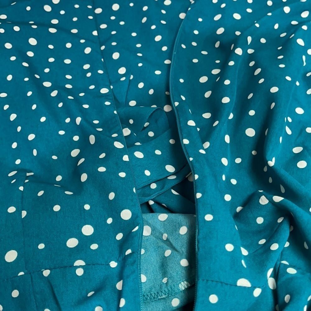 Nasty Gal Spot In The Name Of Love Spotty Wrap Dress Sz 4 - Picture 8 of 11